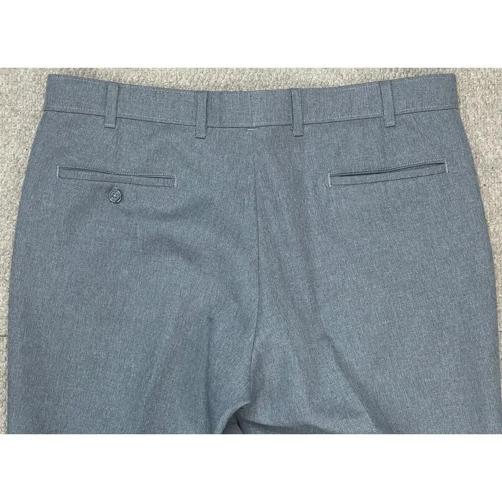 Levi's Action Slacks U.S.A. Men's Vintage Sta-Prest Gray Dress Pants Size‎ 37x31